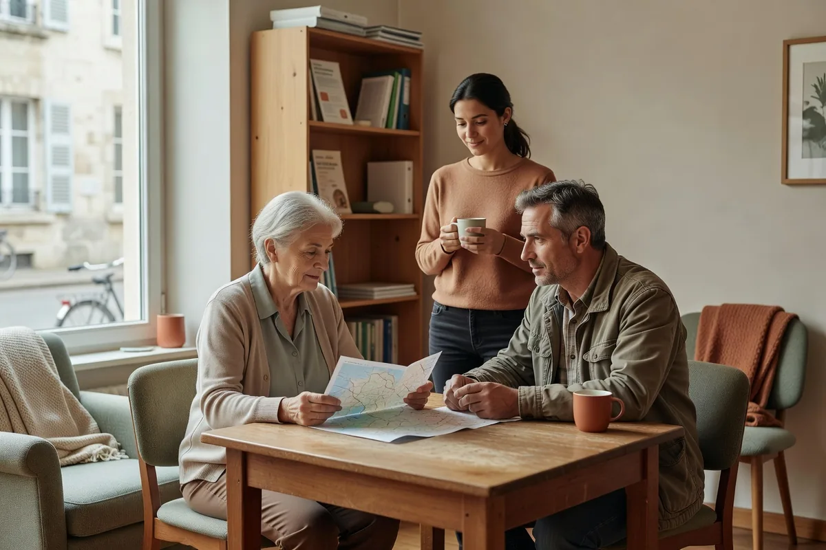 Scène de vie illustrant collectivites logement solidaire role local