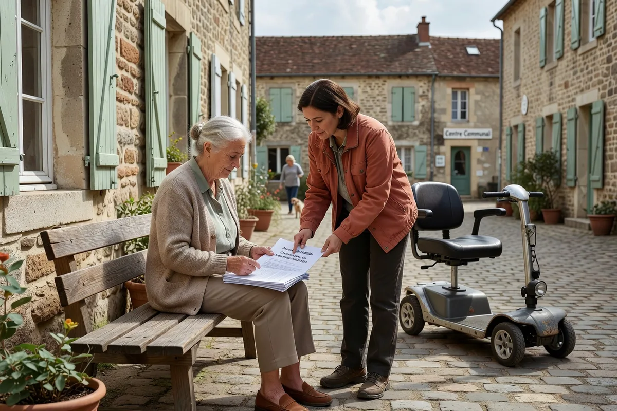 Scène de vie illustrant collectivites logement solidaire role local
