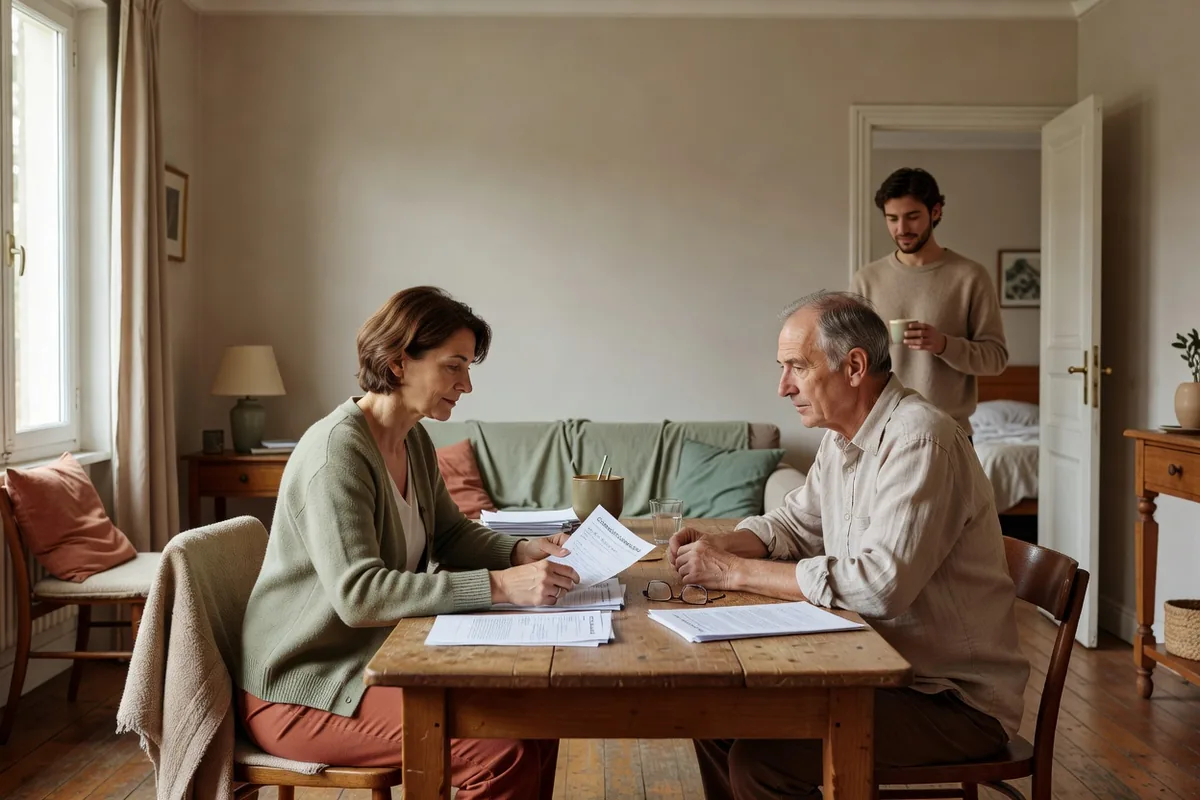 Scène de vie illustrant preparer premiere rencontre cohabitation