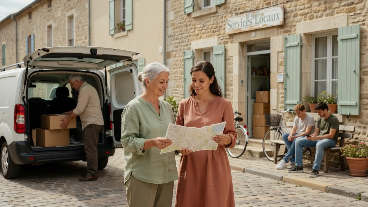 Scène illustrant été et périodes creuses : assurer la continuité des solidarités locales
