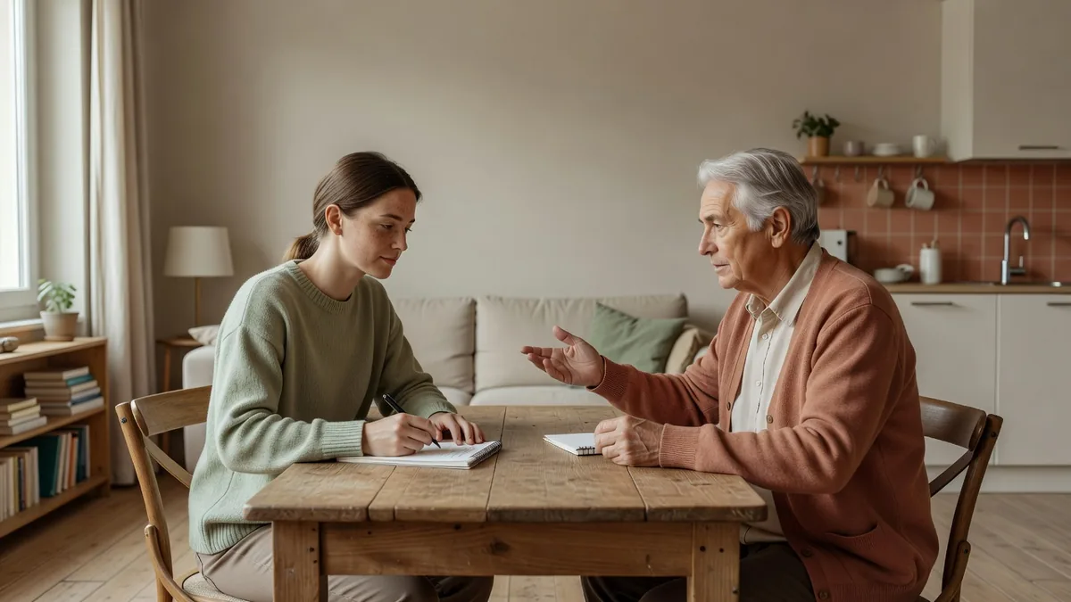 Scène illustrant préparer la première rencontre avant une cohabitation